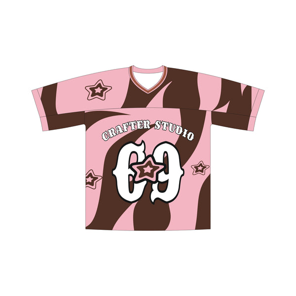 Pink & Brown Sublimated Jersey