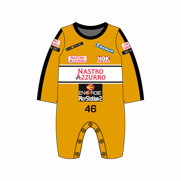 Nastro Mustard Full-Body Baby Suit – Sublimated Design