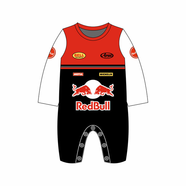 Red Bull Full-Body Baby Suit – Sublimated Design