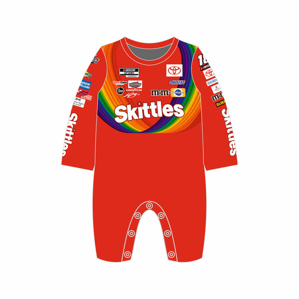 Skittles Orange Full-Body Baby Suit – Sublimated Design