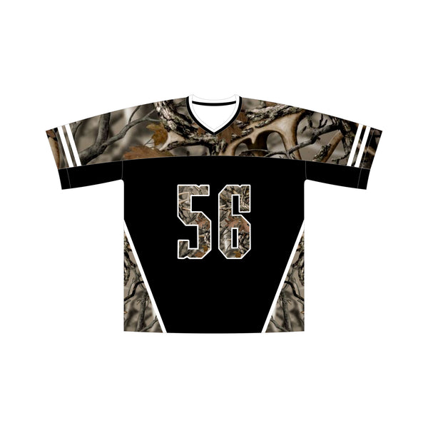 Jungle Theme Sublimated V-Neck Jersey