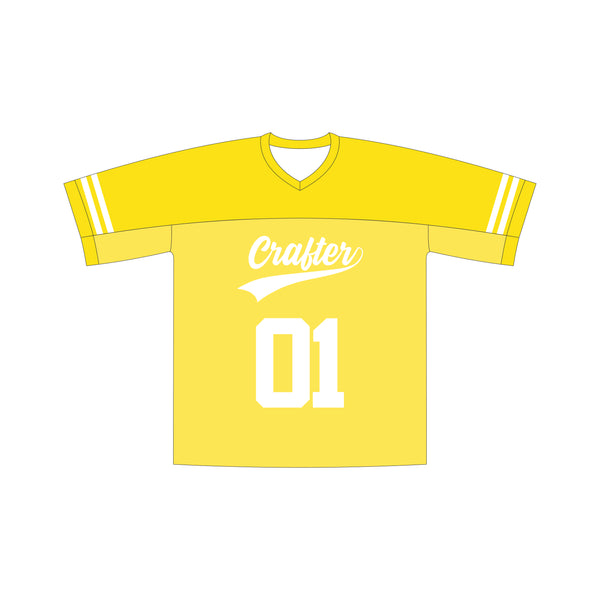 Yellow Sublimated Oversized Unisex Jersey 01